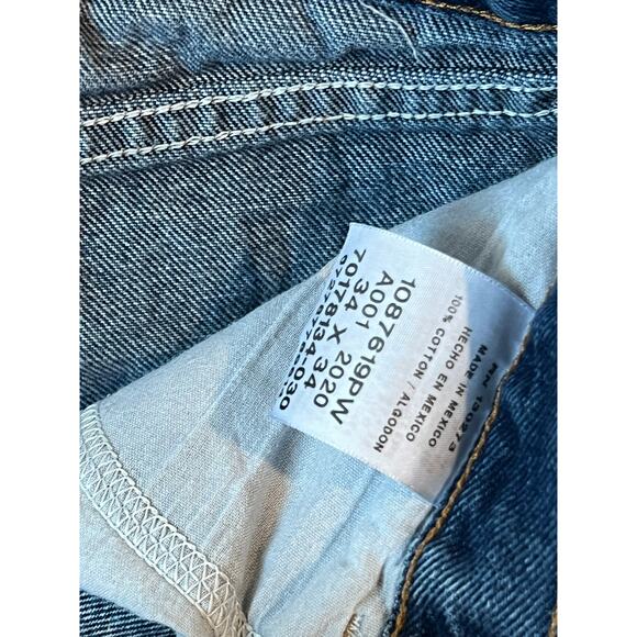 Rustler Straight Fit Blue Jeans 34x34 - Picture 3 of 4